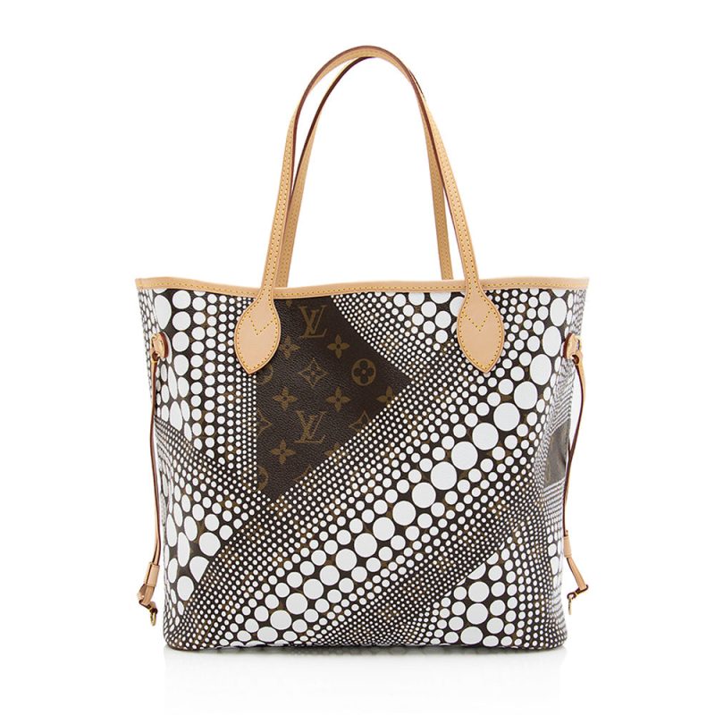 Louis Vuitton Limited Edition Kusama Neverfull MM Tote (SHF-19795) - Image 2