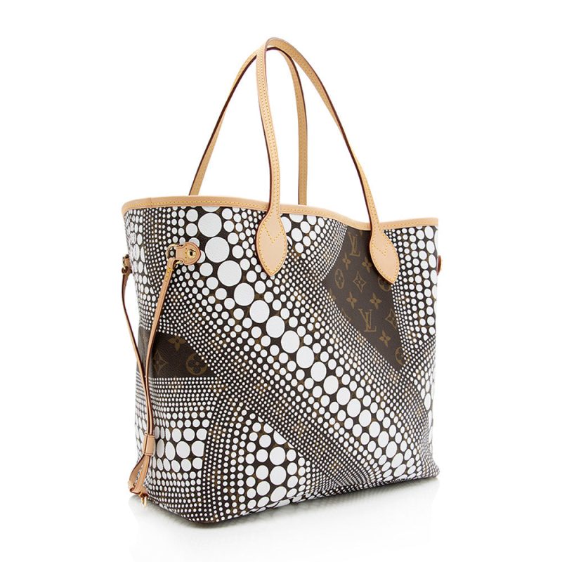 Louis Vuitton Limited Edition Kusama Neverfull MM Tote (SHF-19795)