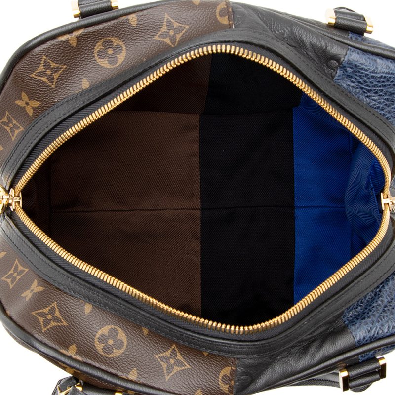 Louis Vuitton Limited Edition Monogram Blocks Zipped Tote (SHF-21473) - Image 6