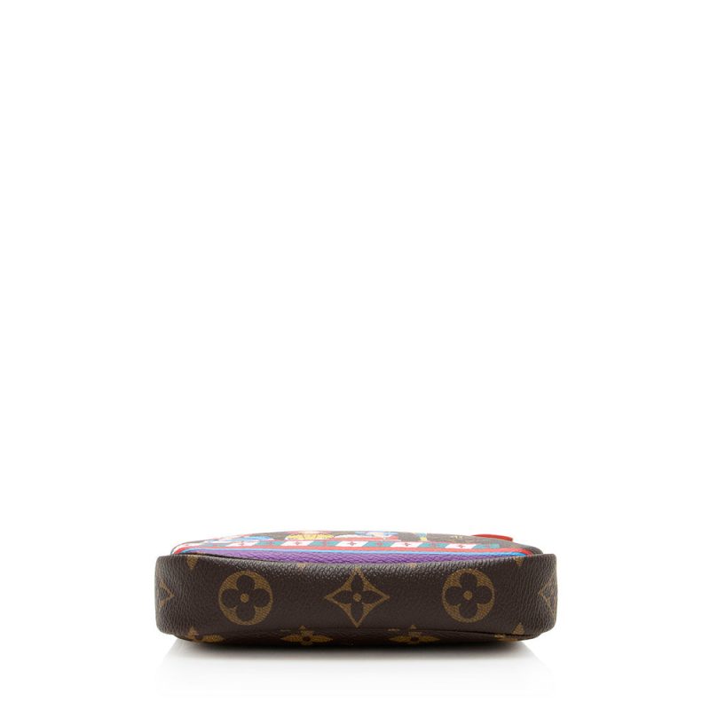Louis Vuitton Limited Edition Monogram Canvas Bumper Car Mini Pochette Accessoires (SHF-19665) - Image 3