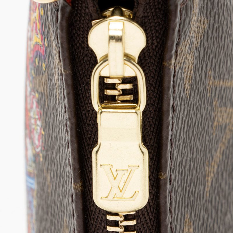 Louis Vuitton Limited Edition Monogram Canvas Bumper Car Mini Pochette Accessoires (SHF-19665) - Image 8