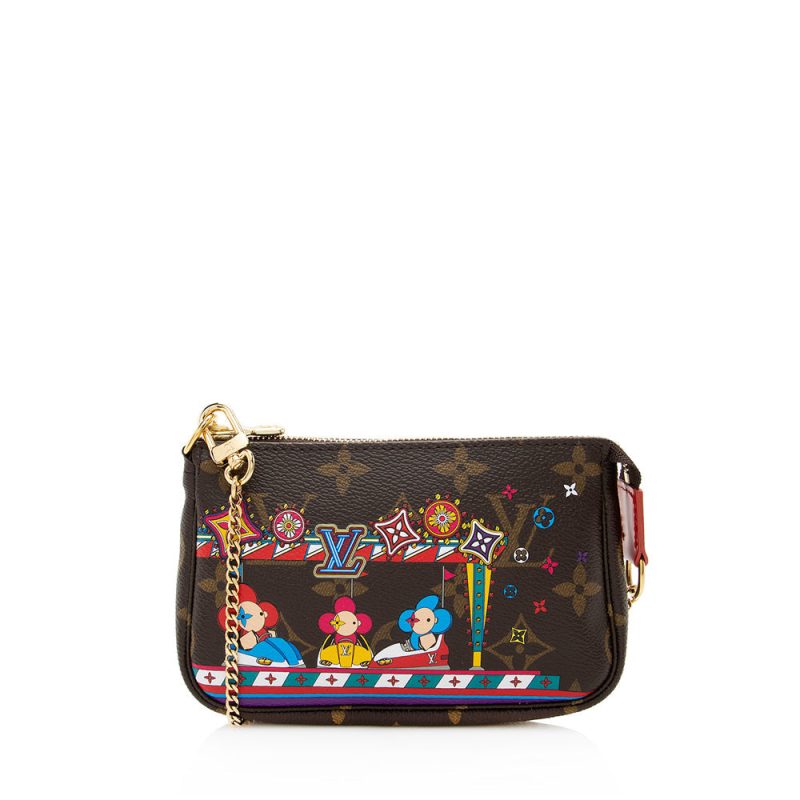 Louis Vuitton Limited Edition Monogram Canvas Bumper Car Mini Pochette Accessoires (SHF-19665) - Image 10
