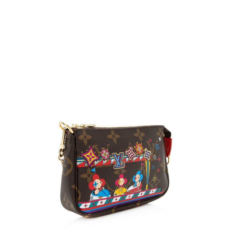 Louis Vuitton Limited Edition Monogram Canvas Bumper Car Mini Pochette Accessoires (SHF-19665)