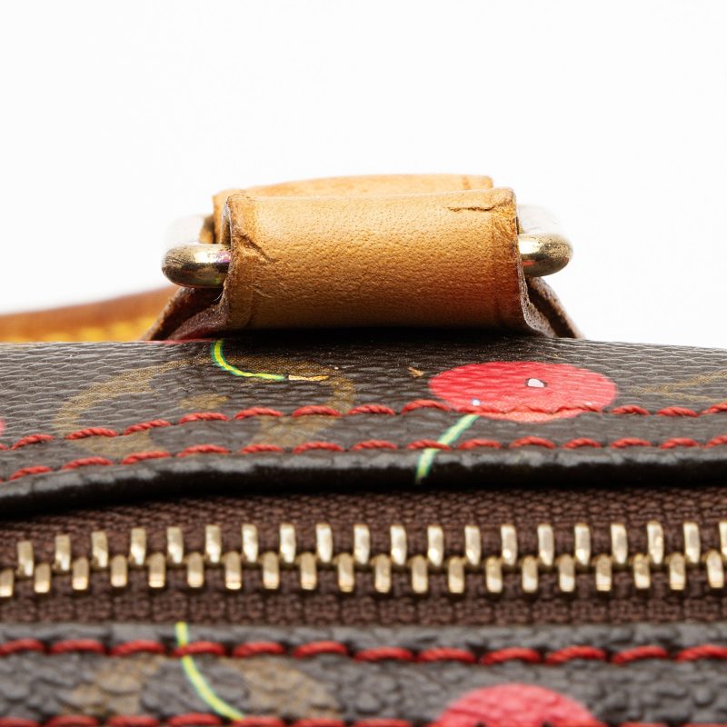 Louis Vuitton Limited Edition Monogram Canvas Cerises Speedy 25 Satchel (SHF-CSMshZ) - Image 13