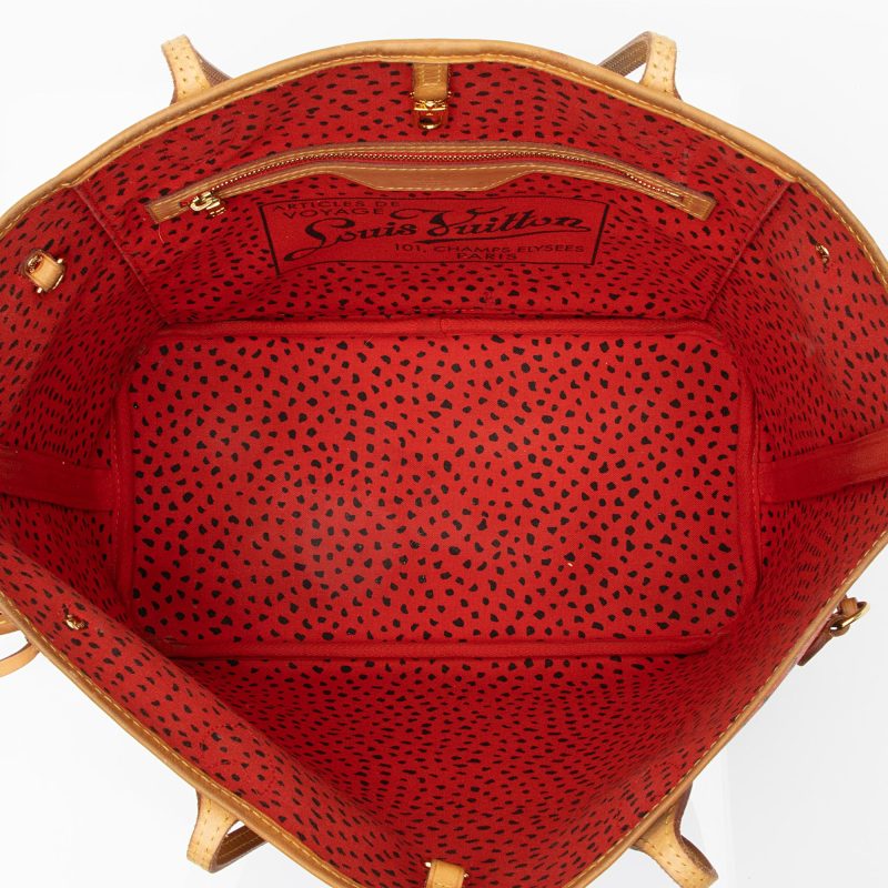 Louis Vuitton Limited Edition Monogram Canvas Kusama Neverfull MM Tote (SHF-23298) - Image 6