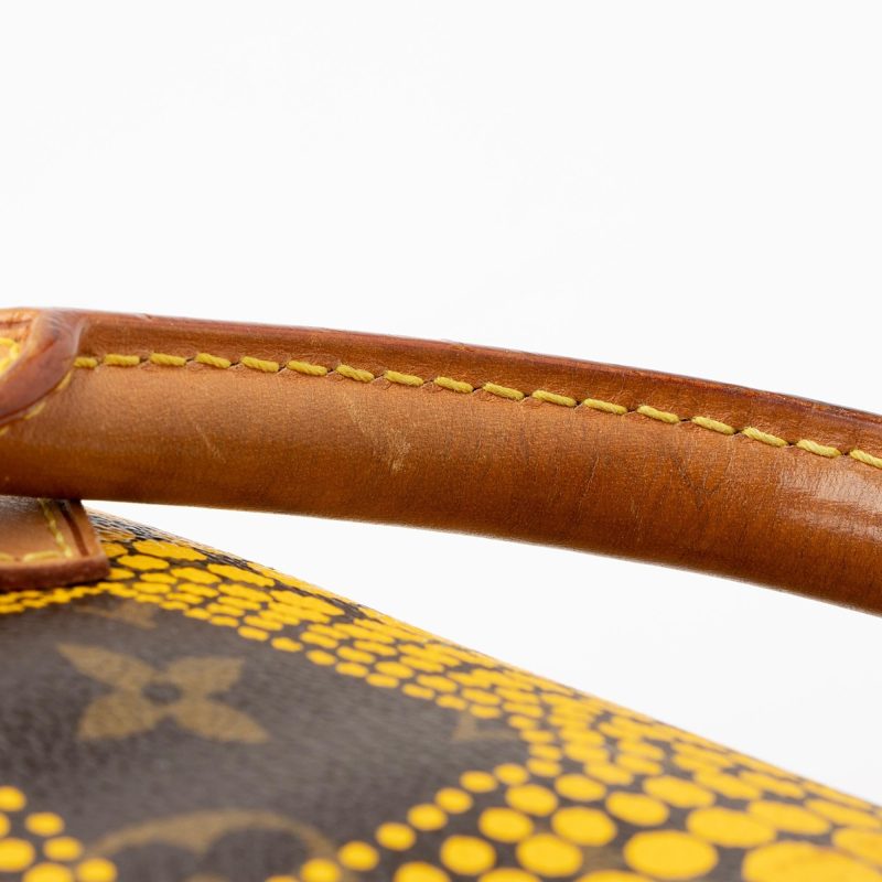 Louis Vuitton Limited Edition Monogram Canvas Kusama Speedy 30 Satchel (SHF-22942) - Image 16