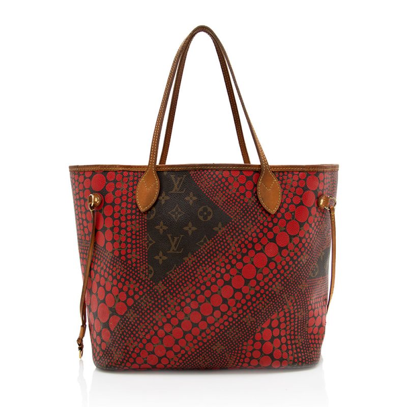 Louis Vuitton Limited Edition Monogram Canvas Kusama Waves MM Neverfull - FINAL SALE (SHF-18393) - Image 2