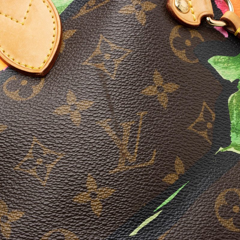 Louis Vuitton Limited Edition Monogram Canvas Roses Neverfull MM Tote (SHF-08P0EY) - Image 19