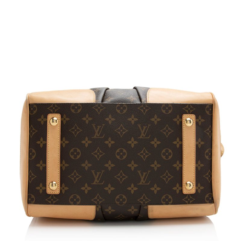Louis Vuitton Limited Edition Monogram Canvas Stephen Satchel (SHF-22078) - Image 3