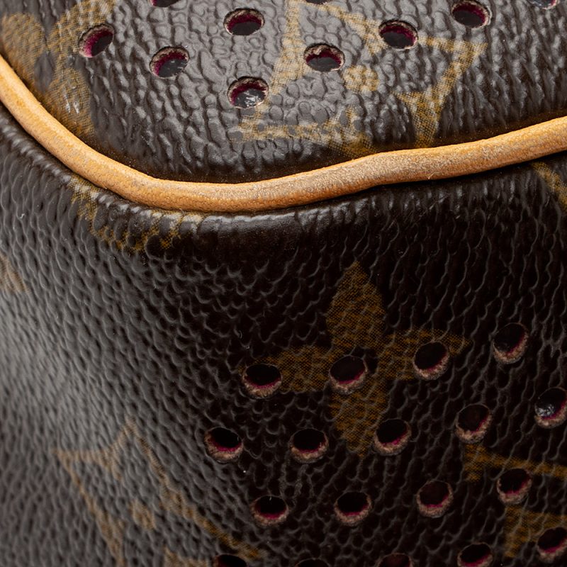 Louis Vuitton Limited Edition Monogram Canvas Perforated Speedy 30 Satchel (SHF-20760) - Image 13