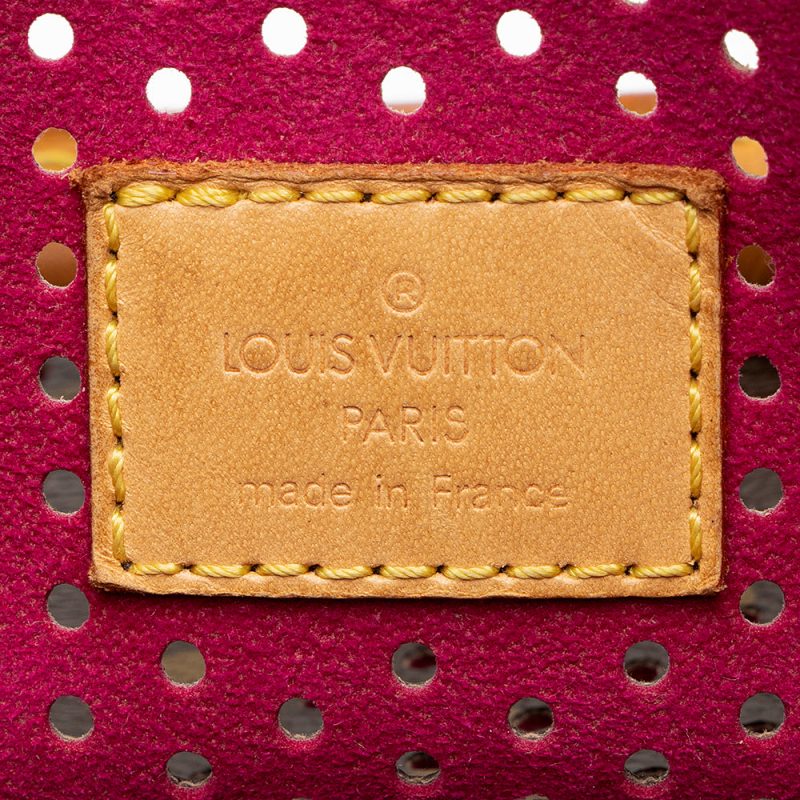Louis Vuitton Limited Edition Monogram Canvas Perforated Speedy 30 Satchel (SHF-20760) - Image 7