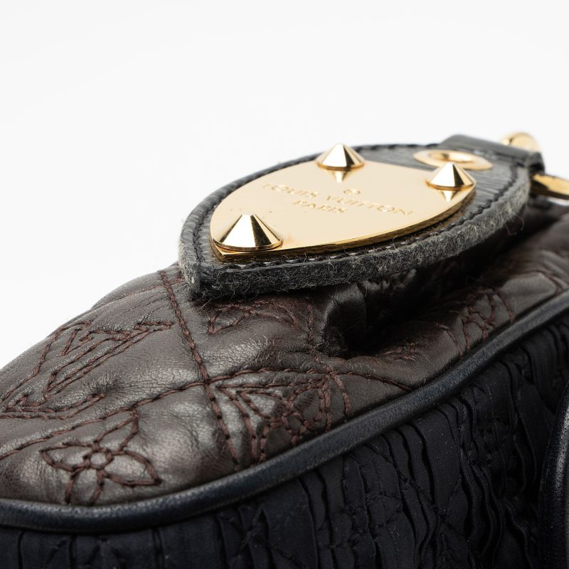 Louis Vuitton Limited Edition Monogram Satin Leather Coquette Pochette Clutch (SHF-jITFo4) - Image 16