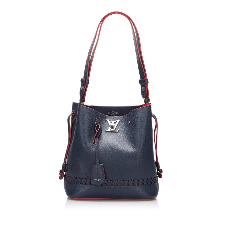 Louis Vuitton Lockme Braided Bucket Bag (SHG-xiGyxc) - Image 9
