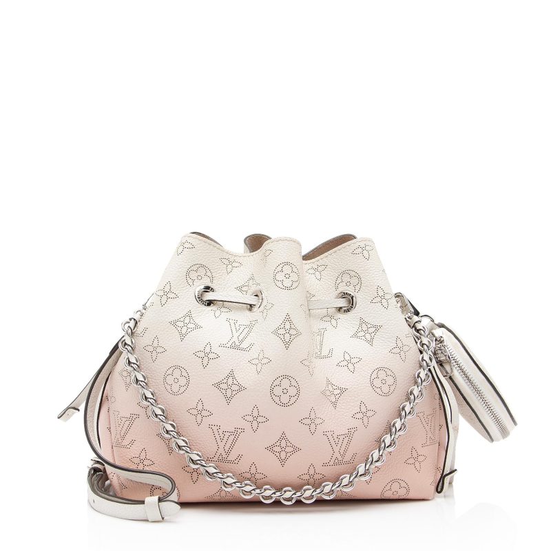 Louis Vuitton Mahina Leather Bella Medium Bucket Bag (SHF-vWLGtP) - Image 15