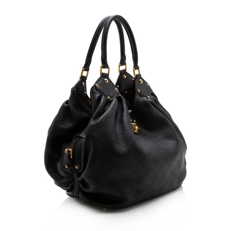 Louis Vuitton Mahina Leather L Hobo (SHF-13020)