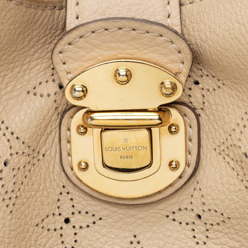 Louis Vuitton Mahina Leather L Hobo (SHF-f8hOUF) - Image 8