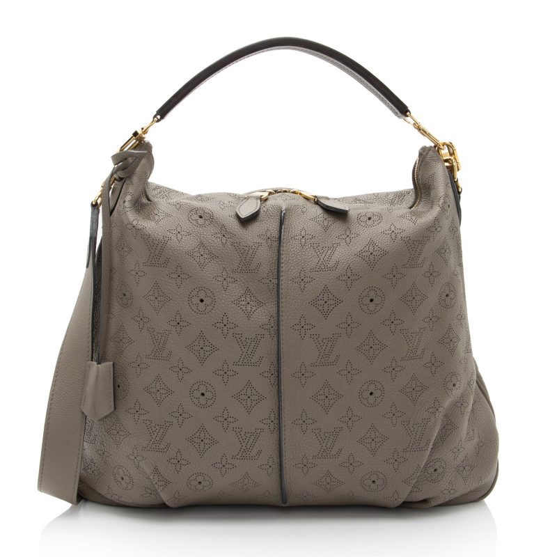 Louis Vuitton Mahina Leather Selene MM Shoulder Bag (SHF-QeOxAV) - Image 20