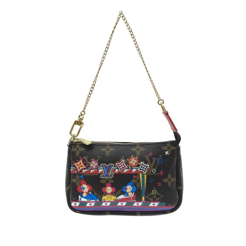 Louis Vuitton Mini Monogram Vivienne Christmas Pochette Accessoires (SHG-G6IN2q) - Image 12