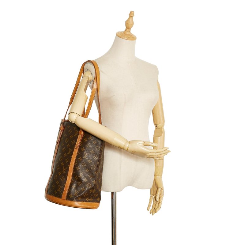 Louis Vuitton Monogram Bucket GM (SHG-K0GBE8) - Image 4