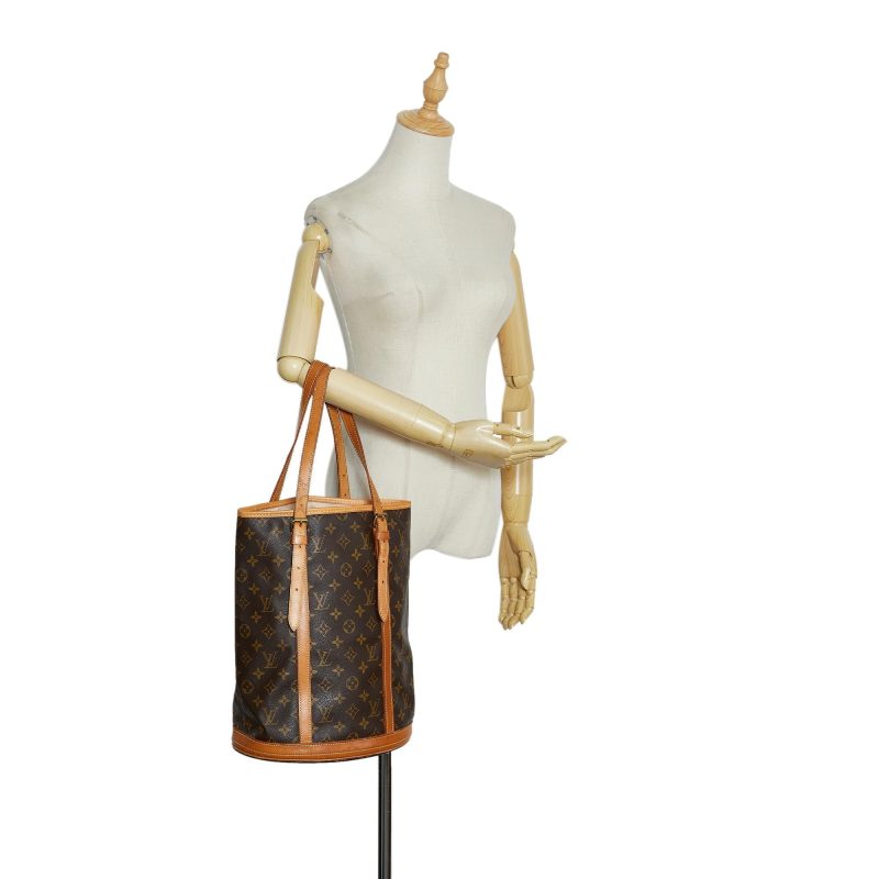 Louis Vuitton Monogram Bucket GM (SHG-gx2Zkf) - Image 4