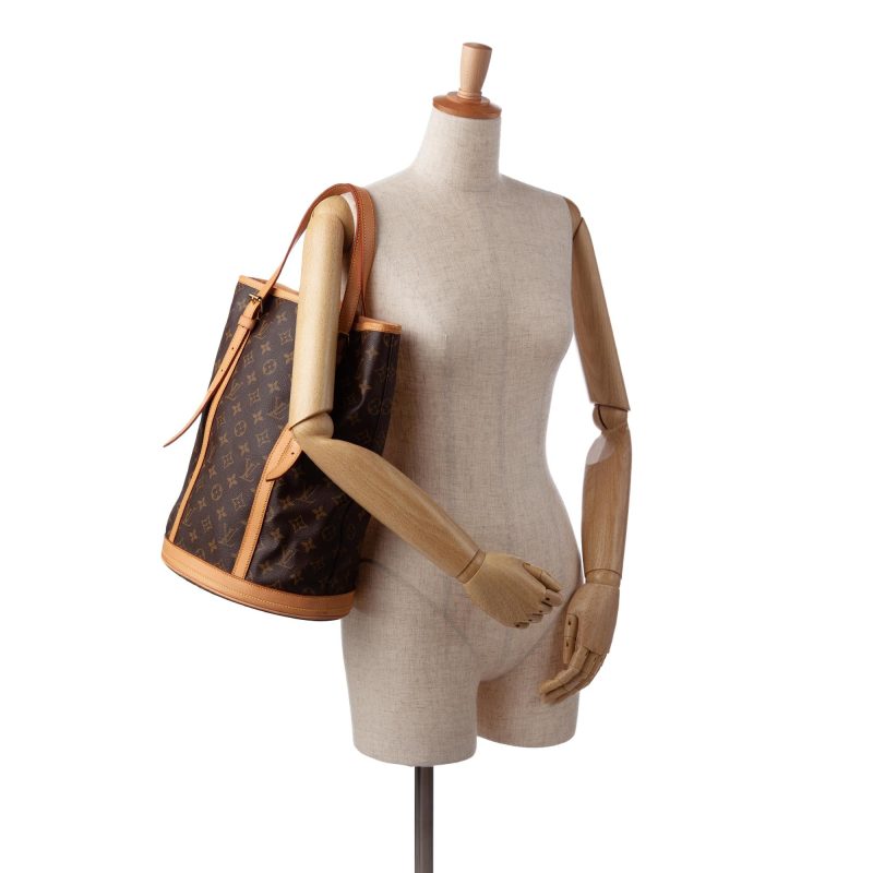 Louis Vuitton Monogram Bucket GM (SHG-02nlxO) - Image 4