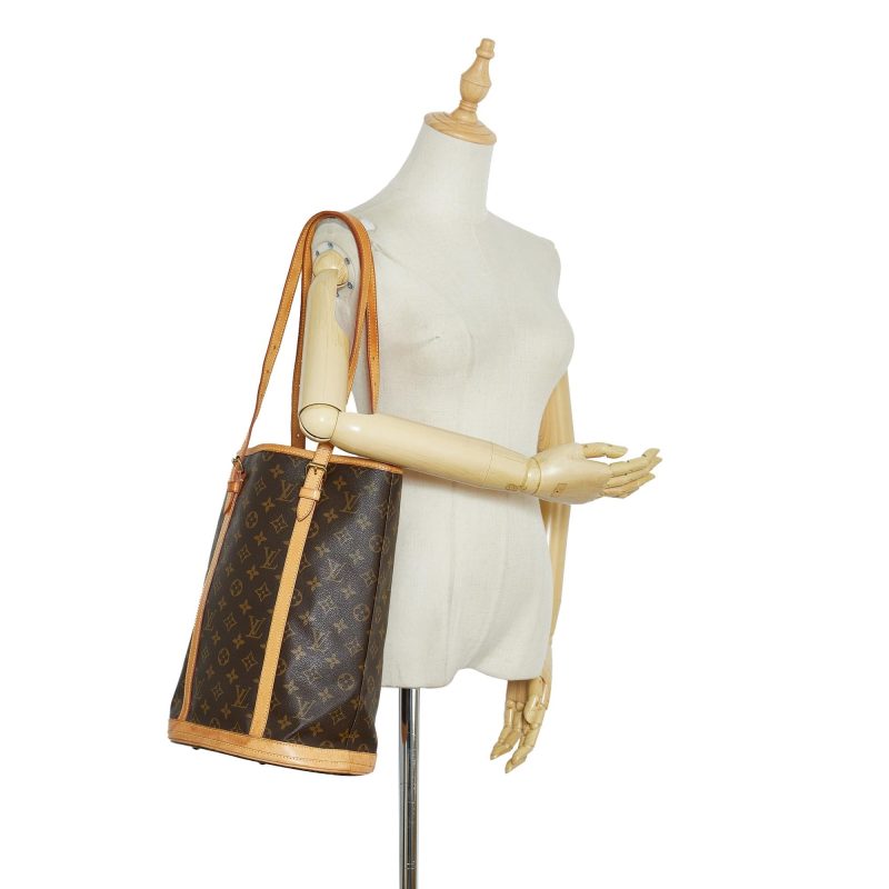 Louis Vuitton Monogram Bucket GM (SHG-W08xDi) - Image 4