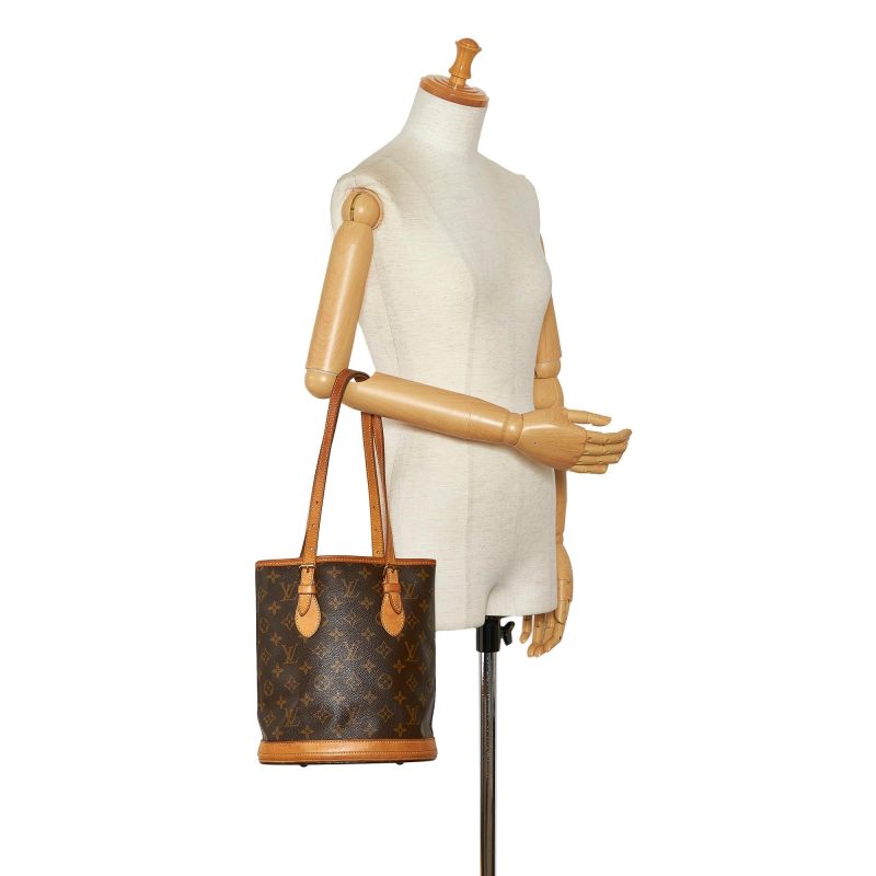 Louis Vuitton Monogram Bucket PM (SHG-eYaucb) - Image 4
