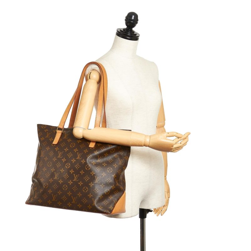 Louis Vuitton Monogram Cabas Mezzo (SHG-34760) - Image 4