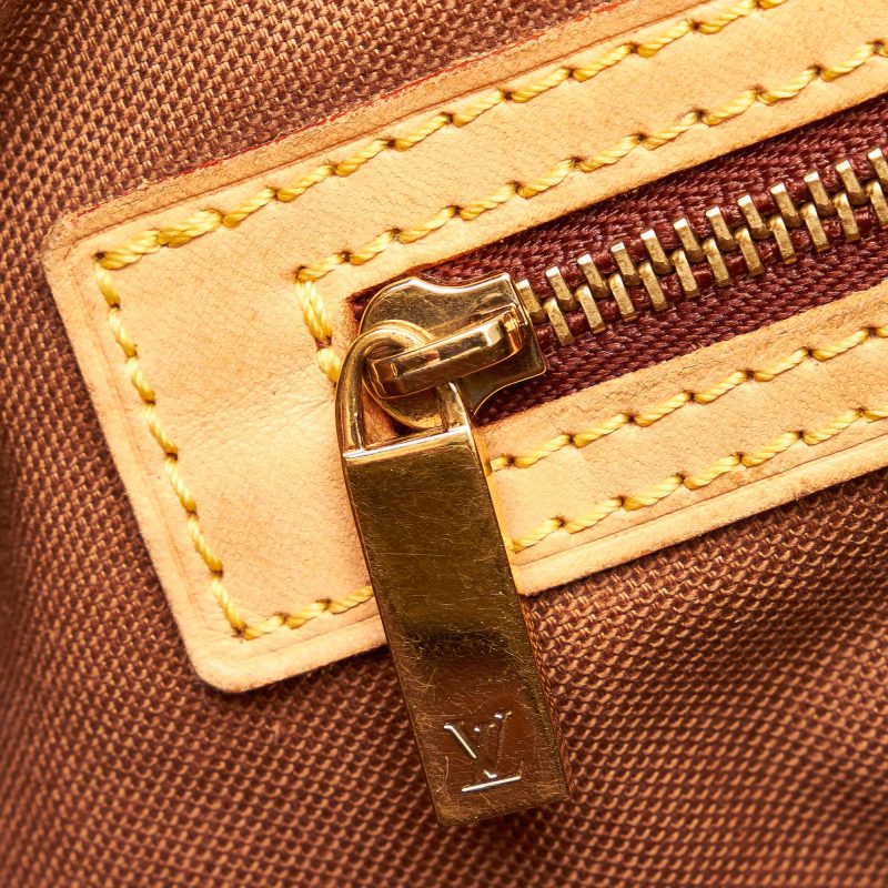Louis Vuitton Monogram Cabas Mezzo (SHG-36300) - Image 8