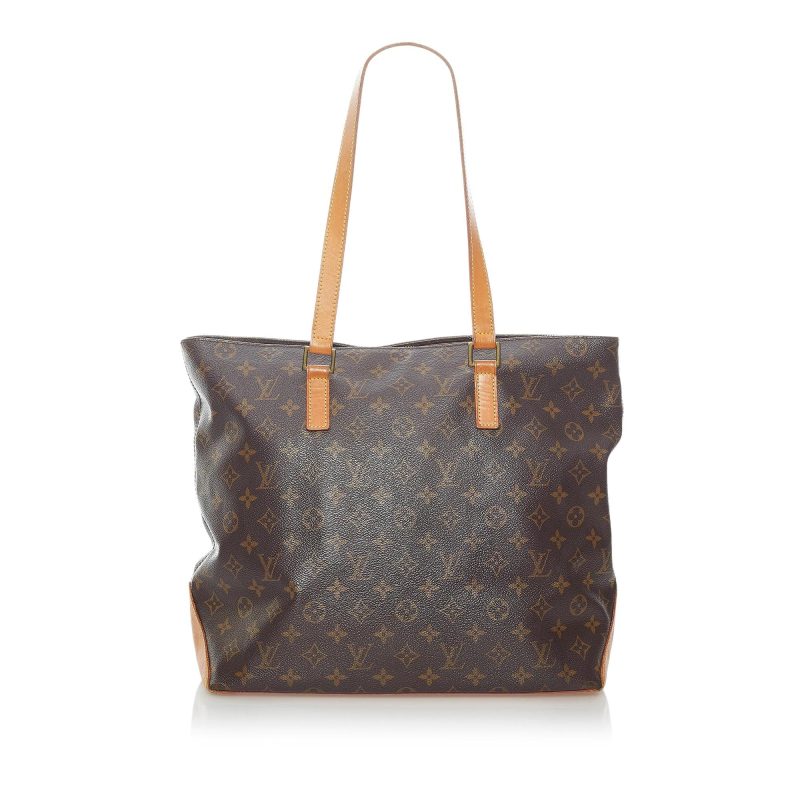 Louis Vuitton Monogram Cabas Mezzo (SHG-36300) - Image 9