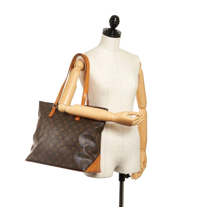 Louis Vuitton Monogram Cabas Mezzo (SHG-36300) - Image 4