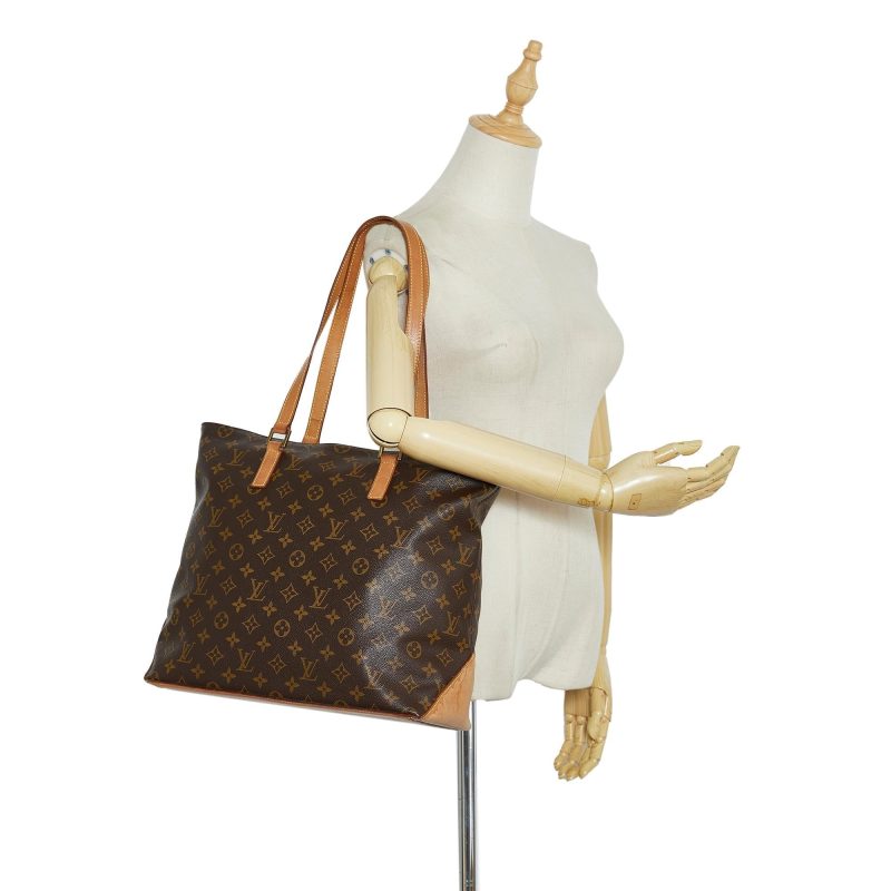 Louis Vuitton Monogram Cabas Mezzo (SHG-1RcFFo) - Image 4