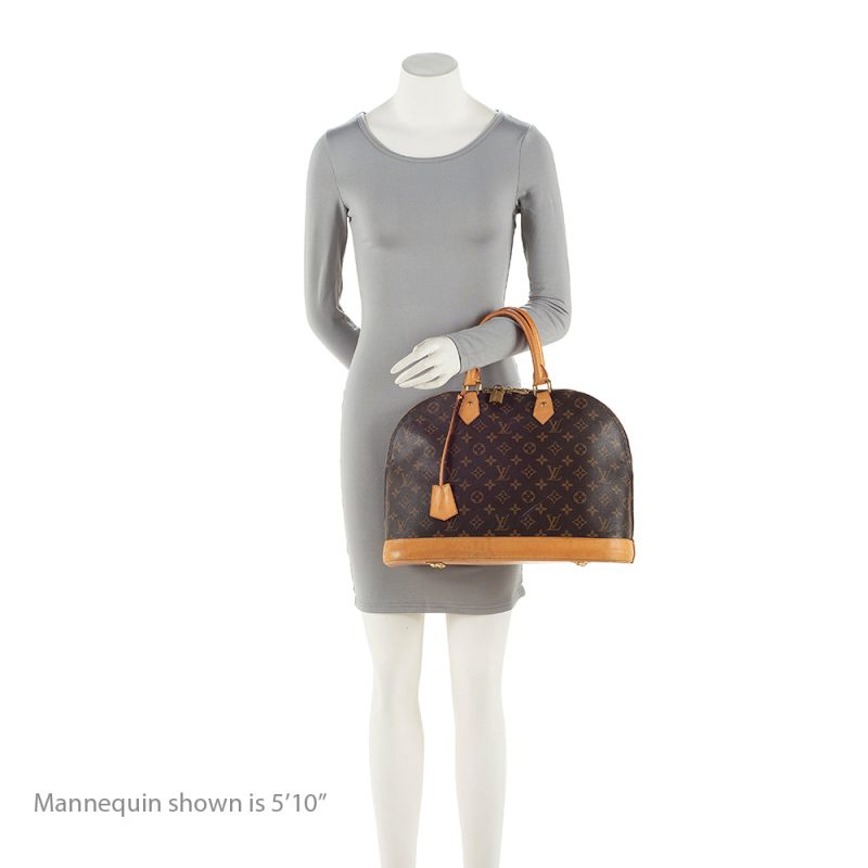 Louis Vuitton Monogram Canvas Alma GM Satchel (SHF-20851) - Image 4
