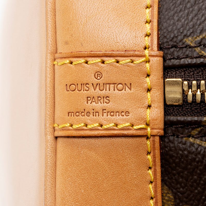 Louis Vuitton Vintage Monogram Canvas Alma PM Satchel (SHF-17095) - Image 7