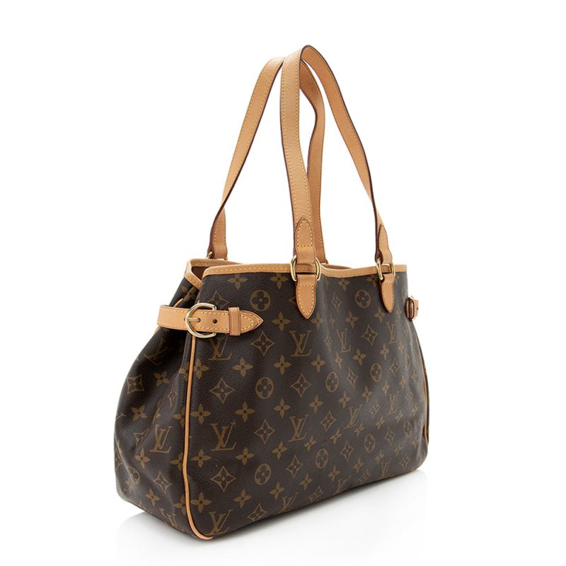 Louis Vuitton Monogram Canvas Batignolles Horizontal Tote (SHF-19338)