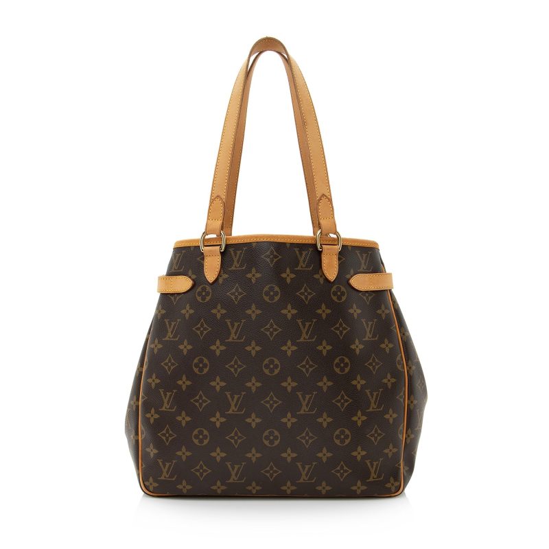 Louis Vuitton Monogram Canvas Batignolles Vertical Tote (SHF-22448) - Image 2