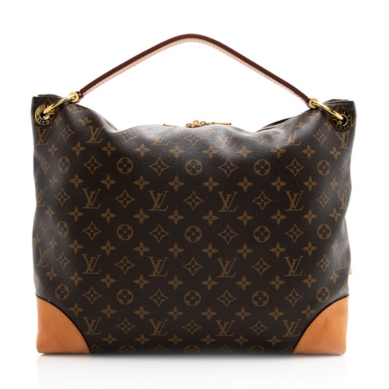 Louis Vuitton Monogram Canvas Berri MM Shoulder Bag (SHF-20906) - Image 2