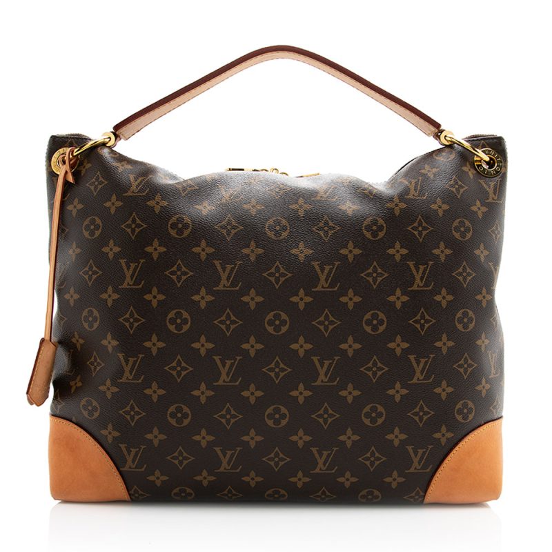 Louis Vuitton Monogram Canvas Berri MM Shoulder Bag (SHF-20906) - Image 15