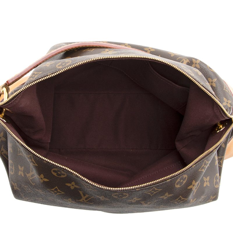 Louis Vuitton Monogram Canvas Berri MM Shoulder Bag (SHF-20906) - Image 6