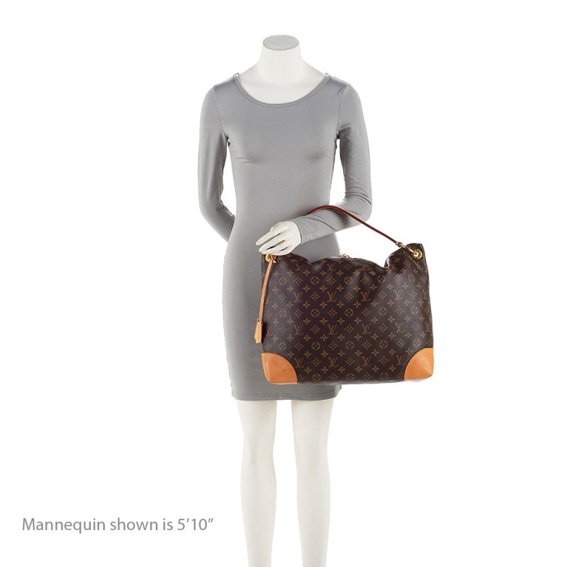 Louis Vuitton Monogram Canvas Berri MM Shoulder Bag (SHF-20906) - Image 4