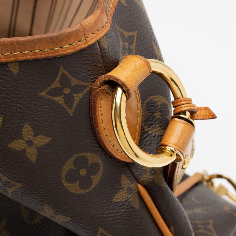 Louis Vuitton Monogram Canvas Delightful MM Shoulder Bag (SHF-BlbpyK) - Image 9