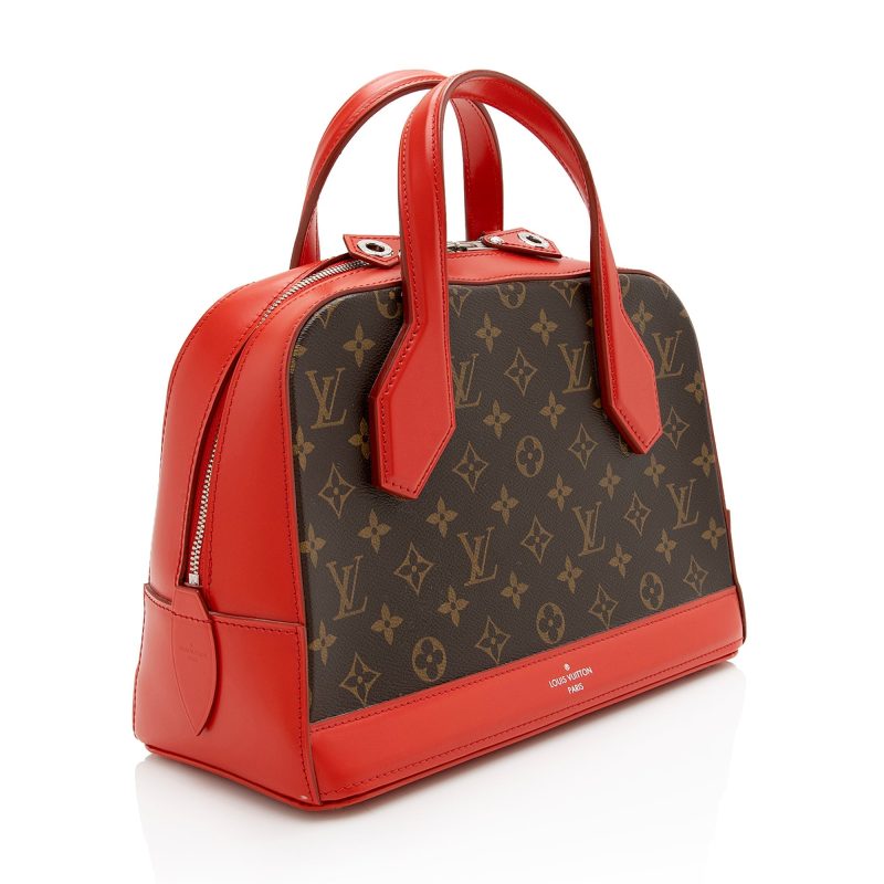Louis Vuitton Monogram Canvas Dora PM Satchel (SHF-22872)