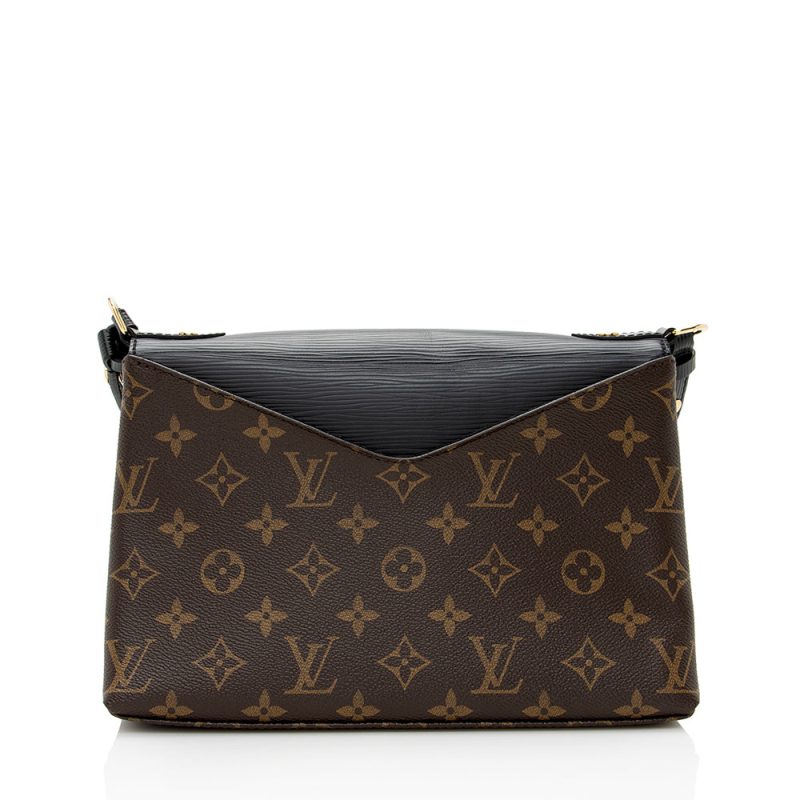 Louis Vuitton Monogram Canvas Epi Leather Saint Michel Shoulder Bag (SHF-20291) - Image 2