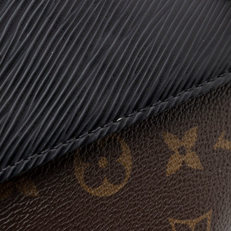 Louis Vuitton Monogram Canvas Epi Leather Saint Michel Shoulder Bag (SHF-20291) - Image 13