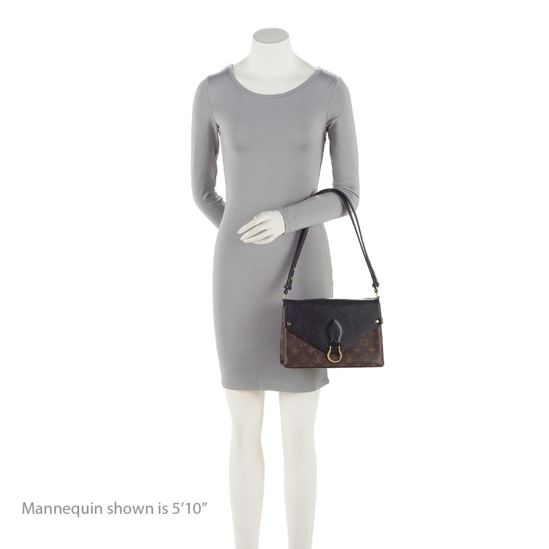 Louis Vuitton Monogram Canvas Epi Leather Saint Michel Shoulder Bag (SHF-20291) - Image 4