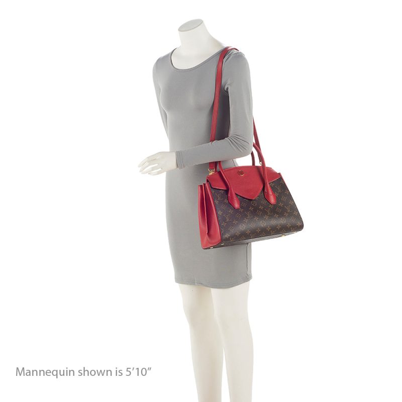 Louis Vuitton Monogram Canvas Florine Satchel (SHF-21771) - Image 4