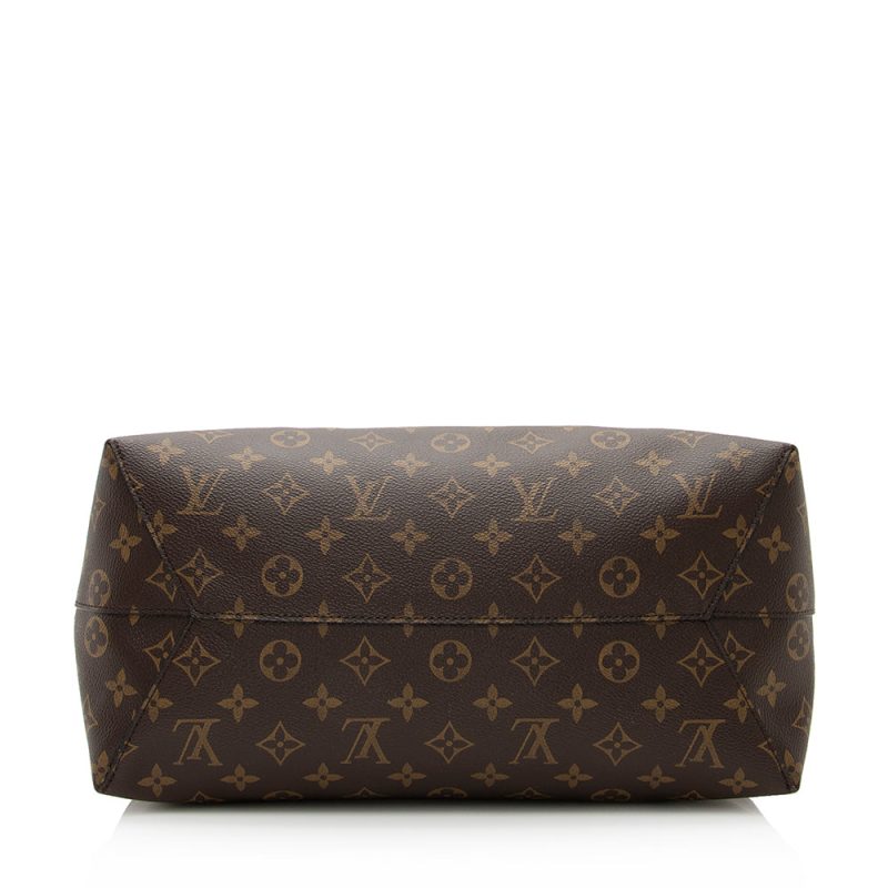 Louis Vuitton Monogram Canvas Flower Hobo (SHF-21532) - Image 3