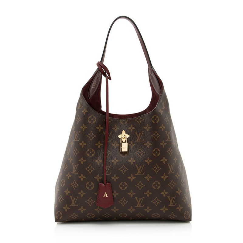 Louis Vuitton Monogram Canvas Flower Hobo (SHF-21532) - Image 14