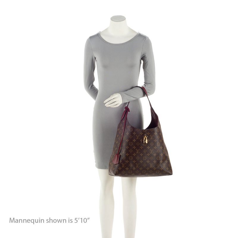 Louis Vuitton Monogram Canvas Flower Hobo (SHF-21532) - Image 4