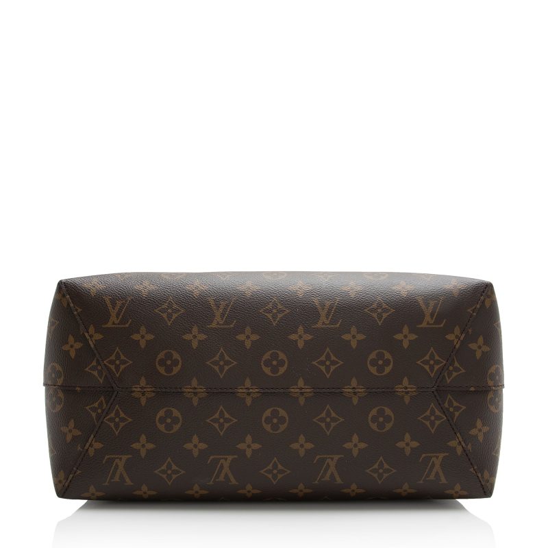 Louis Vuitton Monogram Canvas Flower Hobo (SHF-22168) - Image 3